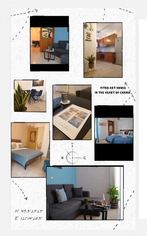 Vitro Art House-In The Heart Of Chania 하니아 외부 사진